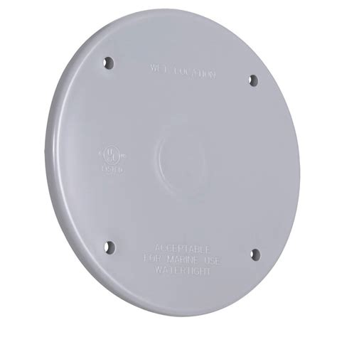 coverplate for outdoor round electrical outlet box|round oversized electrical floor plate.